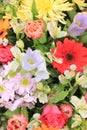 Multi colored wedding flowers