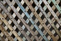 Multi-colored Wood Lattice Work