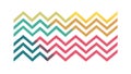 Multi-Colored Zigzag Chevron Pattern Background, vector design Generative AI Royalty Free Stock Photo