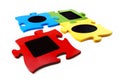 Multi-colour framework puzzle