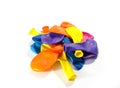 Multi-coloured balloons Royalty Free Stock Photo