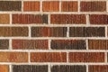 Multi coloured brick wall background Royalty Free Stock Photo