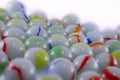 Multi-coloured ceramic balls Royalty Free Stock Photo