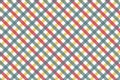 Multi coloured checked patterns