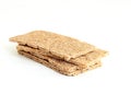 Multi corn crisp bread Royalty Free Stock Photo