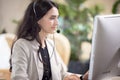Multi-Cultural Business People Working In A Call Center, Online customer care support service Royalty Free Stock Photo