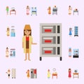 Multi deck, bakery color icon. Bakery icons universal set for web and mobile