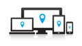 Multi-Device Location Icons Vector