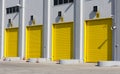 Multi-Door Garage Royalty Free Stock Photo