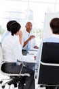 Multi-ethnic business team at a meeting Royalty Free Stock Photo