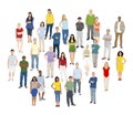 Multi-Ethnic Group of People Standing Concept