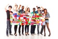 Multi-ethnic Group Of Young Adults Royalty Free Stock Photo