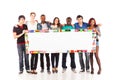 Multi-ethnic Group Of Young Adults Royalty Free Stock Photo