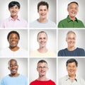 Multi-Ethnics Group of Cheerful People Royalty Free Stock Photo