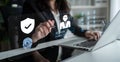 Multi Factor Authentication for Digital Security and Access Motif Royalty Free Stock Photo