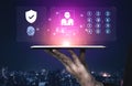 Multi Factor Authentication for Digital Security and Access Motif Royalty Free Stock Photo