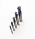 solid carbide endmills Royalty Free Stock Photo