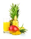 Multi fruit juice with tropical fruit
