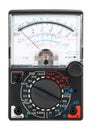 Multi-function analog meter Royalty Free Stock Photo