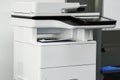 Multi-function printer machine ready for printing, copy, scanning business documents