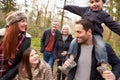 Multi Generation Family On Countryside Walk Royalty Free Stock Photo