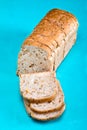 Sliced Multi-Grain Bread Royalty Free Stock Photo