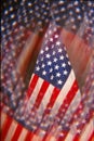 Multi image special effect shot of Old Glory the American Flag