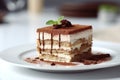 Multi-layered coffee cake Royalty Free Stock Photo