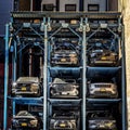 Multi-level automated parking in New York, USA