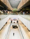 Multi-level design in the shopping mall floor.