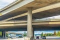 Multi level highway interchange in Los Angeles