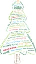 Multi-Lingual Textual Christmas Tree