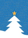 Multi-Lingual Textual Christmas Tree Royalty Free Stock Photo
