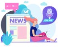 Multi-media News Illustration