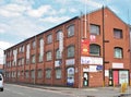 multi occupancy Industrial factory brick building in Gloucester uk