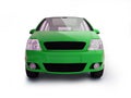 Multi-purpose green vehicle front view Royalty Free Stock Photo