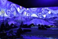 Multi-sensory exhibition in Poznan, Poland - Starry Night, painting of Vincent Van Gogh, Dutch Post-Impressionist painter
