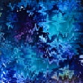 Abstract background waves of bright blue and purple