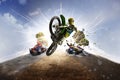 Multi sports motorsport collage dirt bike karting