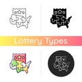 Multi-state lottery games icon