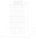 Multi-storey building. Office building. Hand drawn. Vector. Royalty Free Stock Photo