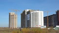 Multi-storey building under construction Royalty Free Stock Photo