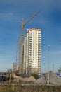 Multi-storey building under construction Royalty Free Stock Photo