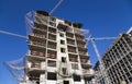 Multi-storey building under construction new residential complex, Moscow, Russia Royalty Free Stock Photo