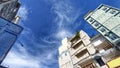 Multi-storey Buildings With A Bright Blue Sky As A Background Royalty Free Stock Photo