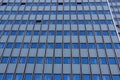 multi-storey modern building with many windows in Copenhagen Royalty Free Stock Photo