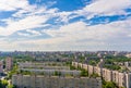 Multi-storey residential apartment buildings in a residential area. Royalty Free Stock Photo