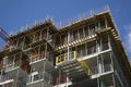 Multi storey residential building under construction Royalty Free Stock Photo