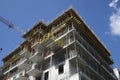 Multi storey residential building under construction Royalty Free Stock Photo