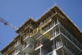 Multi storey residential building under construction Royalty Free Stock Photo
